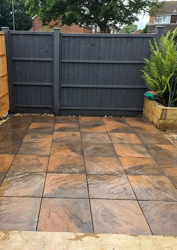 Wet patio